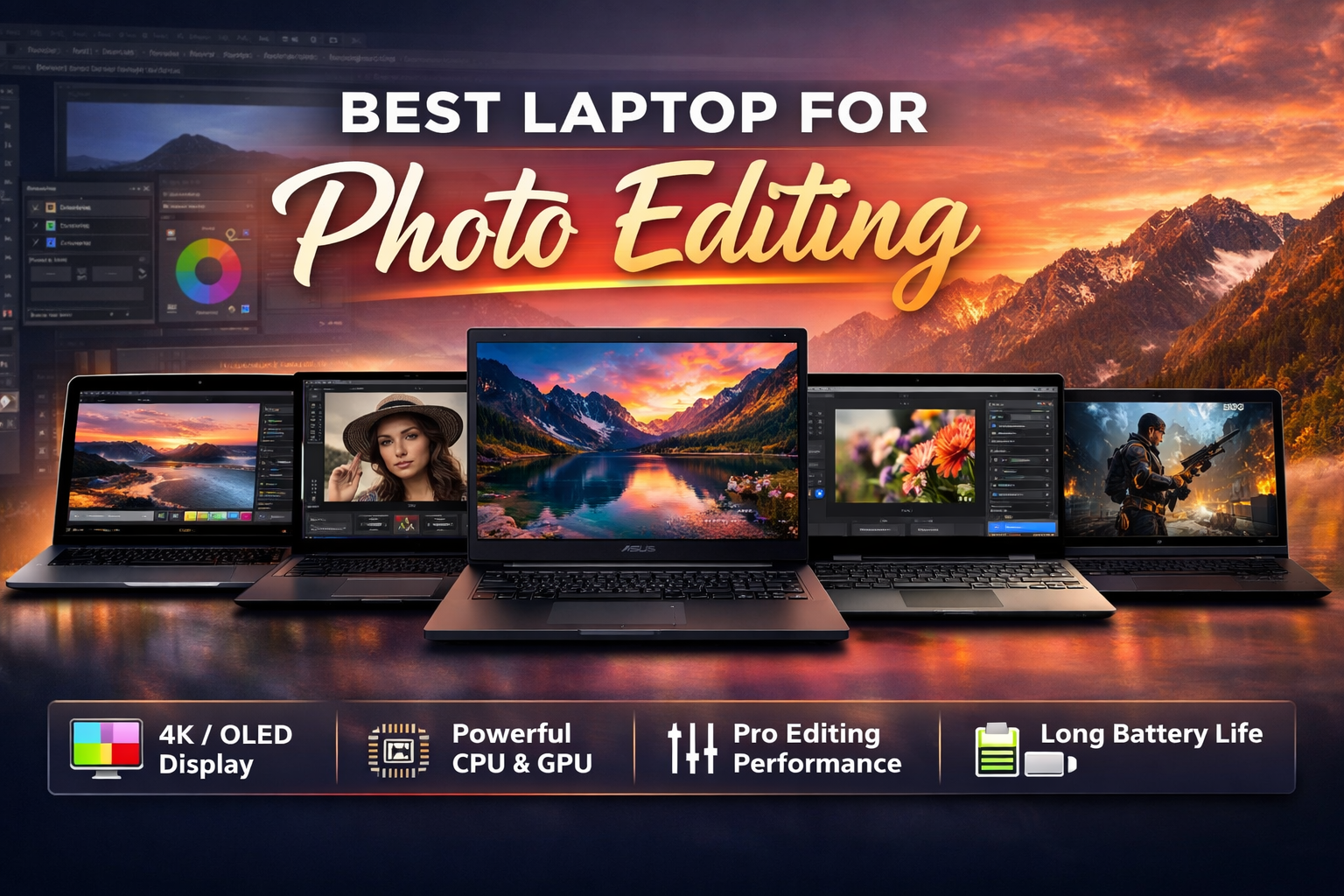 Best Laptop for Photo Editing