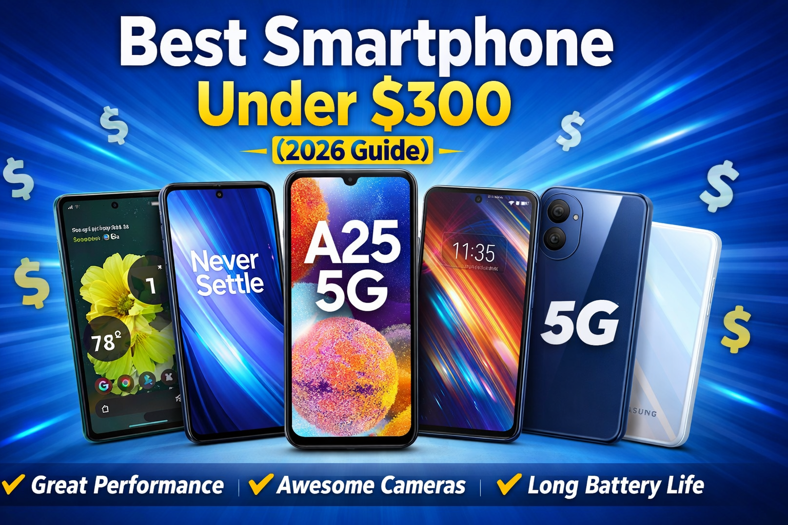 Best Smartphone Under $300