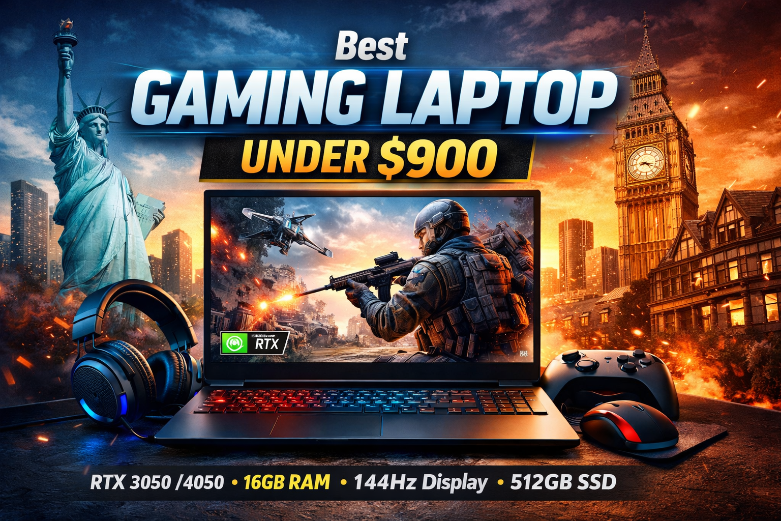 Best Gaming Laptop Under $900